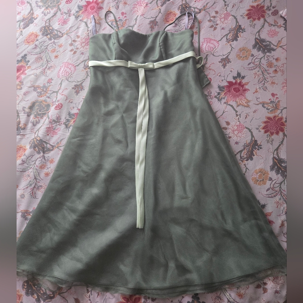 💙ALFRED ANGELO green dress